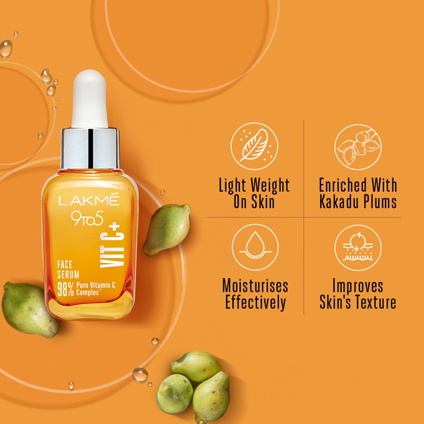 Lakme 9 To 5 Vitamin C+ Serum 15ml