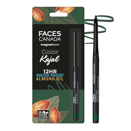 FACES CANADA Magneteyes Waterproof Color Kajal - Green Appreciation 02