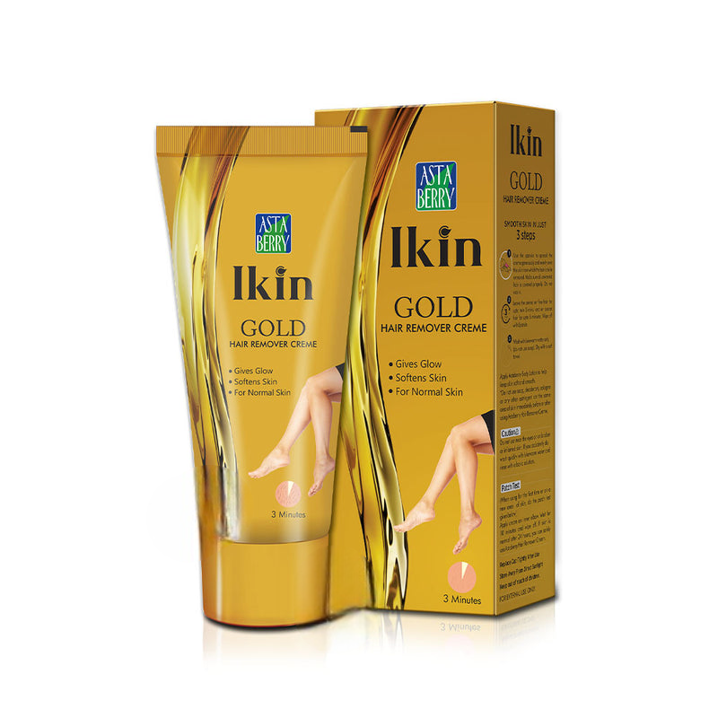 Ikin Gold Hair Remover Creme For Glowing Soft Skin 30g (Pack Of 02)