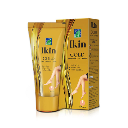 Ikin Gold Hair Remover Creme For Glowing Soft Skin 30g (Pack Of 02)