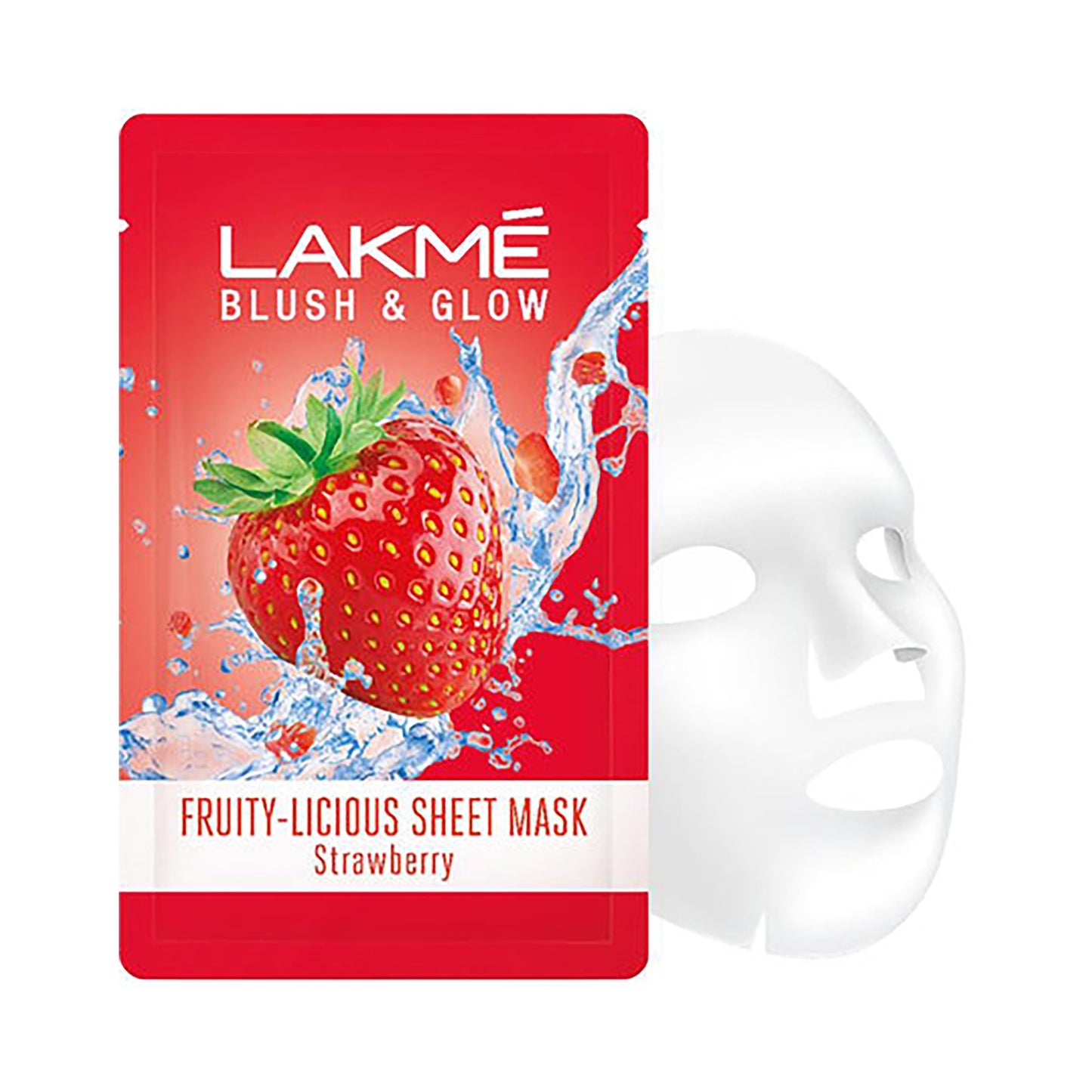 Lakme Blush & Glow Strawberry Sheet Mask 25ml