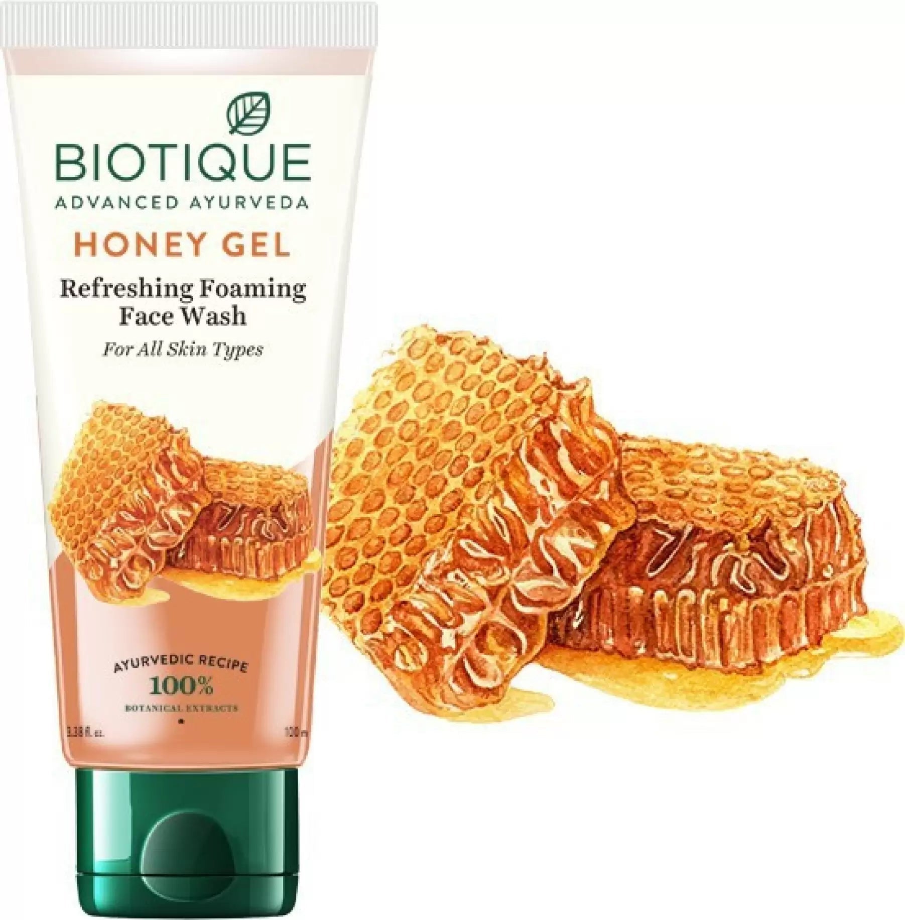 Biotique Bio Honey Gel Refreshing Foaming Facewash 100ml - You GorgeousFace Wash