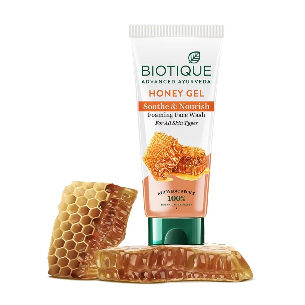 Biotique Bio Honey Gel Refreshing Foaming Facewash 100ml - You GorgeousFace Wash