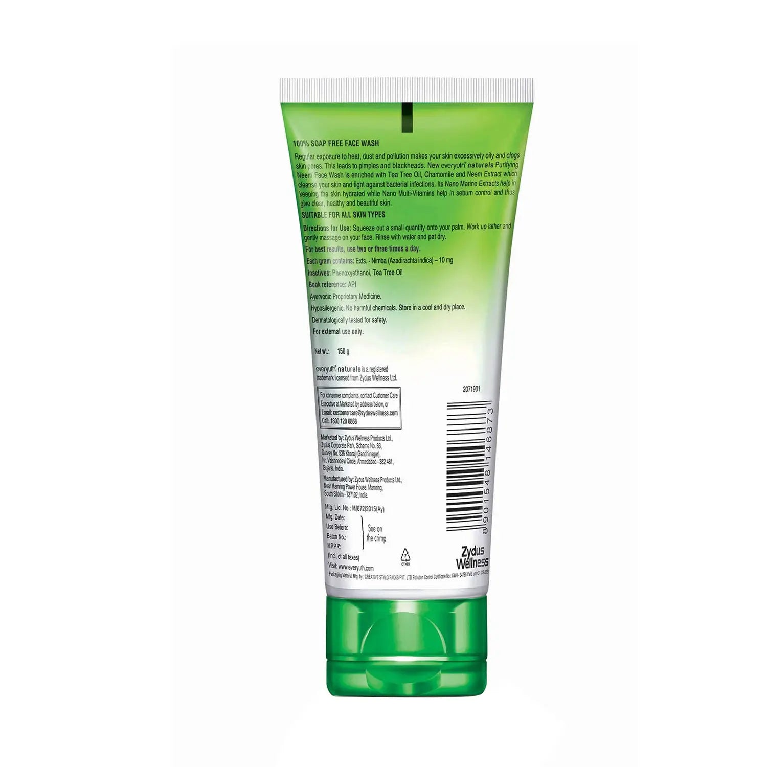 Everyuth Naturals Purifying Neem Face Wash150g - You Gorgeous