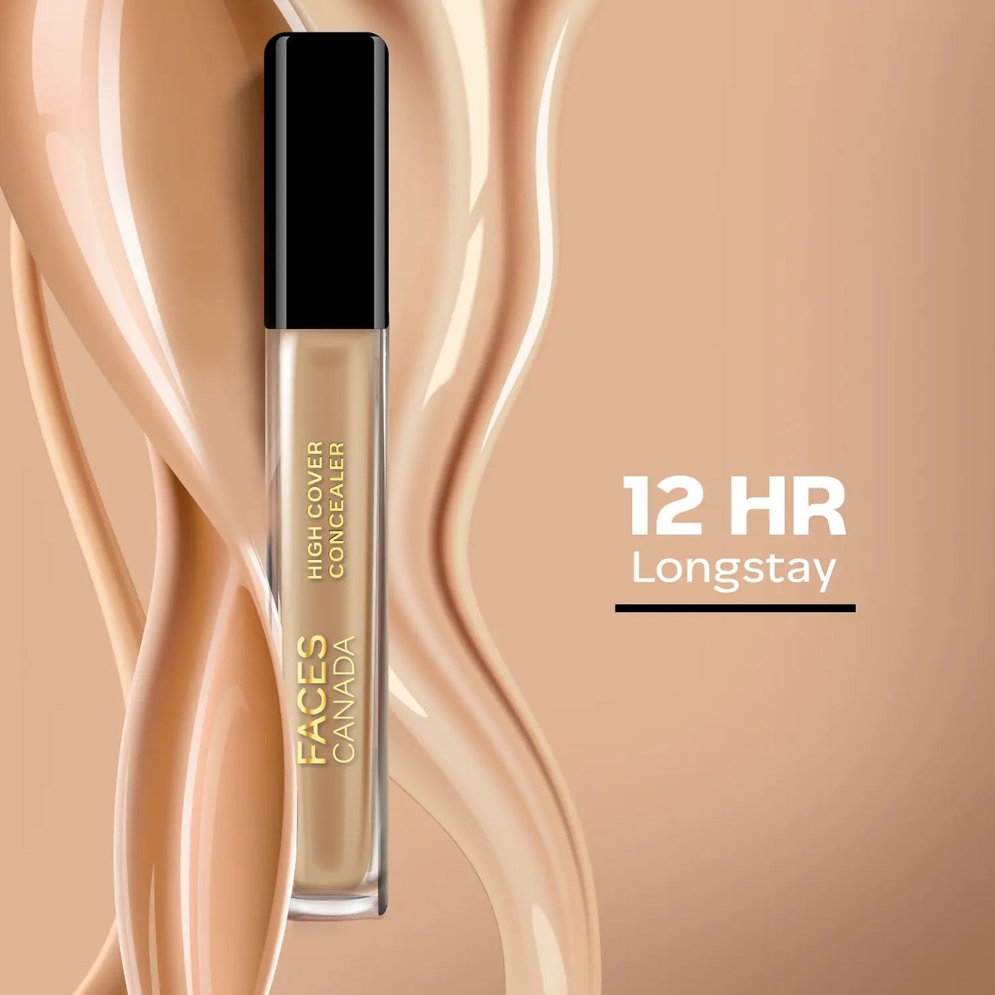 FACES CANADA High Cover Concealer with Shea Butter & Vitamin E -Toffee Love 04 - You GorgeousConcealer