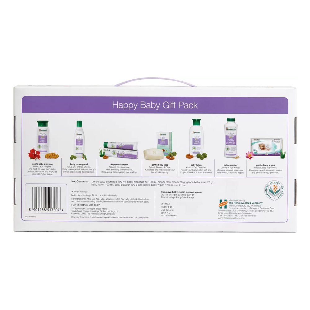 HIMALAYA Happy Baby Gift Pack ( 7 IN 1) - You GorgeousBaby Care Products