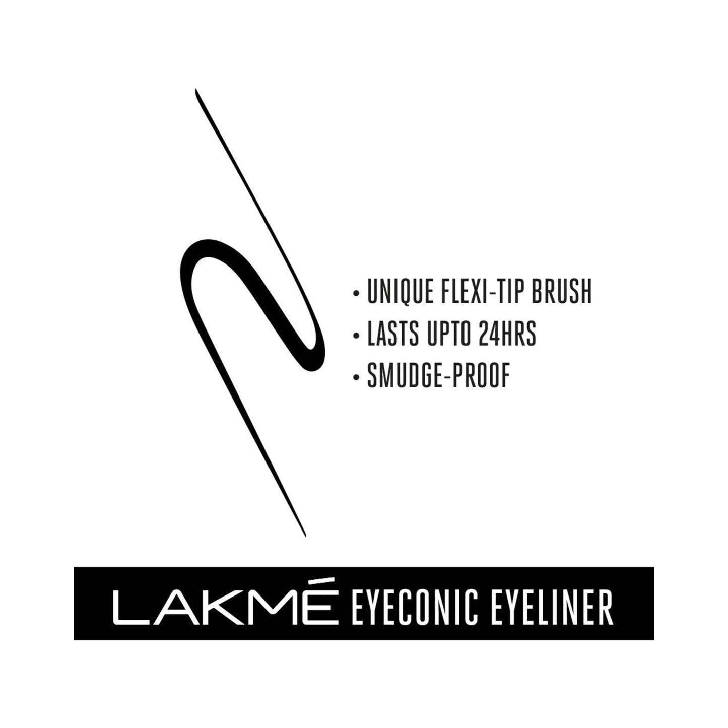 Lakme 9 To 5 Eyeconic Liquid Liner - Intense Black 4.5ml - You GorgeousEyeliner