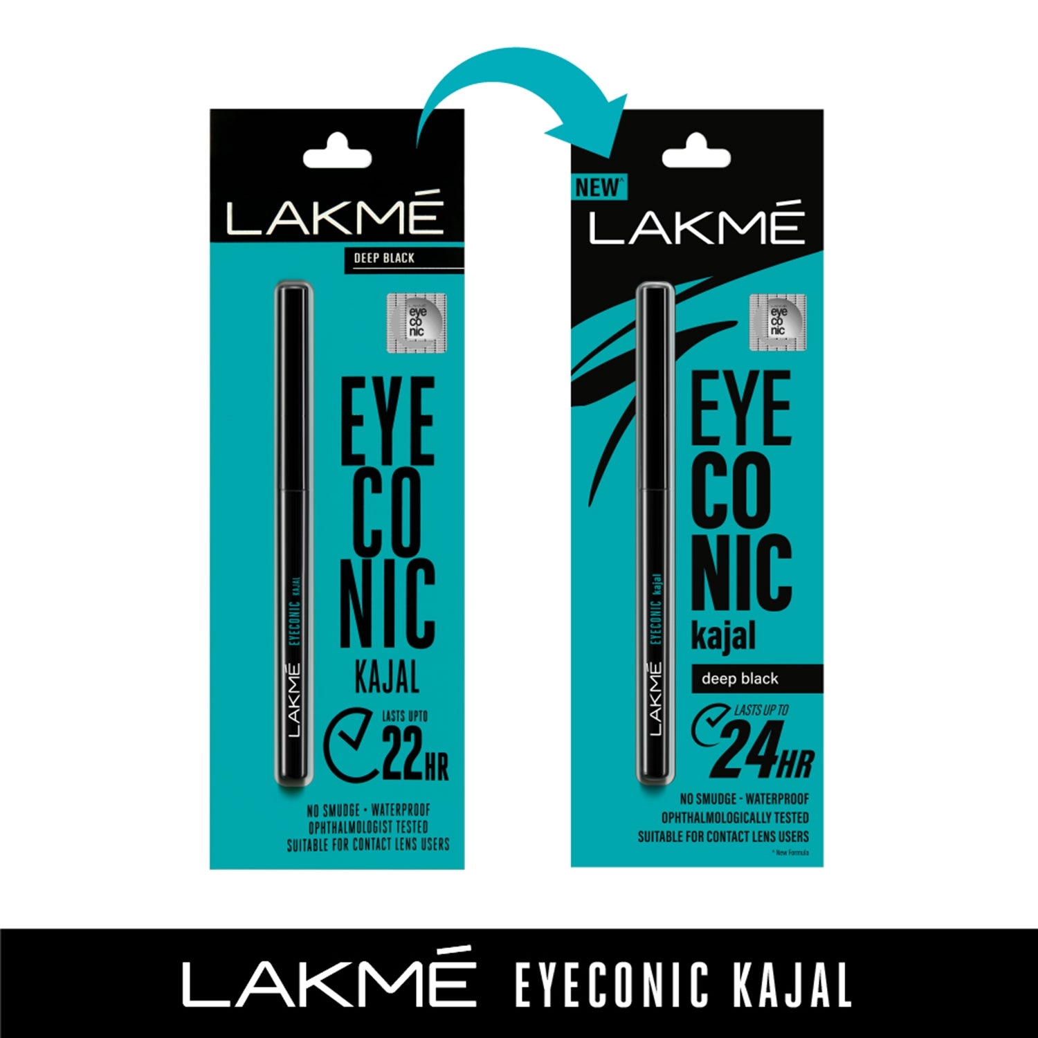 Lakme Eyeconic Kajal - Black 0.35g - You GorgeousKajal