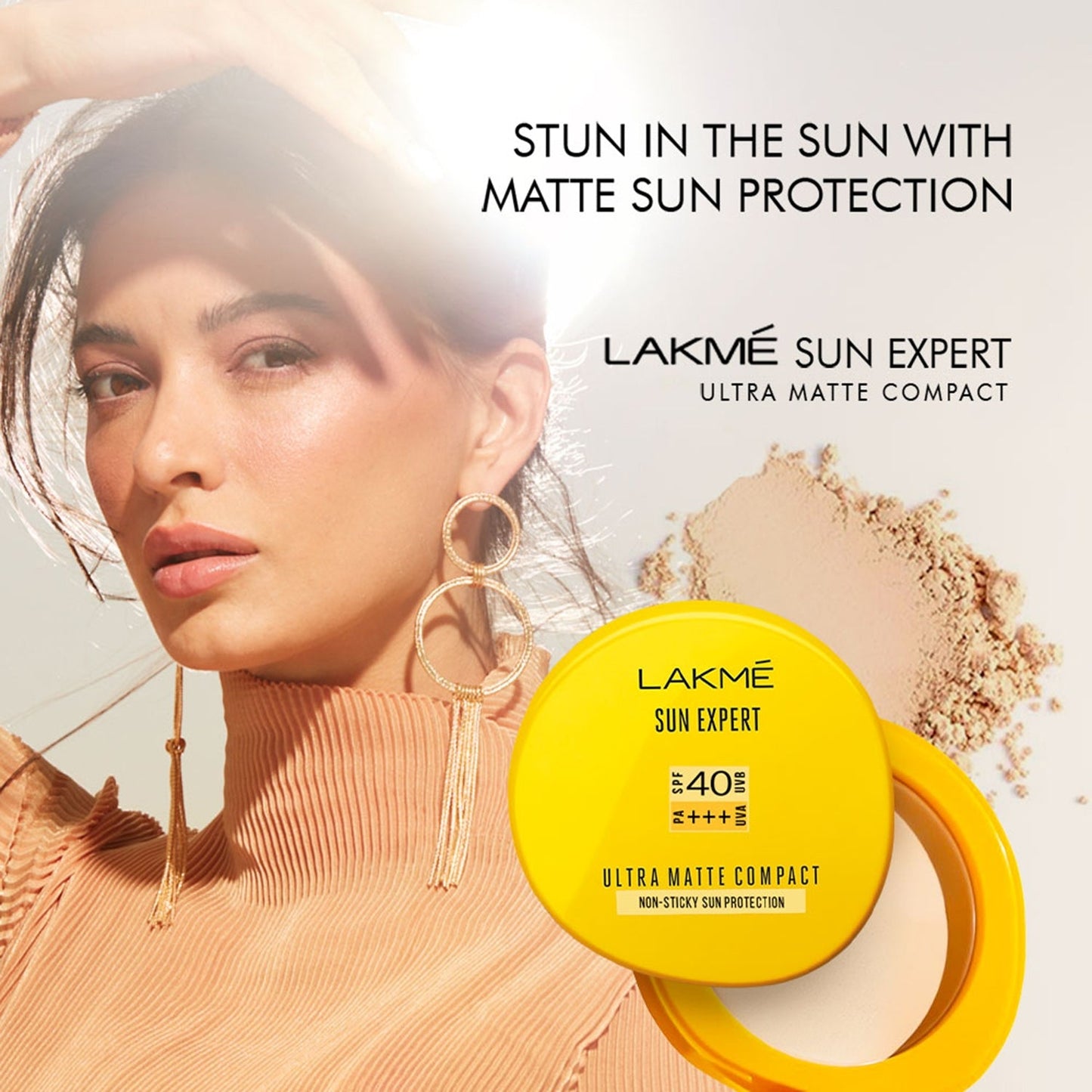 Lakme Sun Expert Ultra Matte SPF 40 Pa+++ Compact 7g - You GorgeousFace Compact