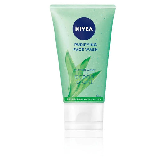 Nivea Purifying Face Wash with Ocean Algae and Hydra IQ for Mixed to Oily Skin 150 ml - You GorgeousFace Wash