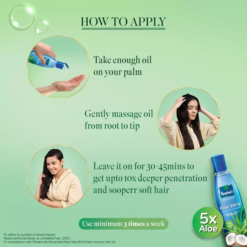 Parachute Advansed Aloe Vera Enriched Coconut Hair Oil 400 ml - You GorgeousHair Oil