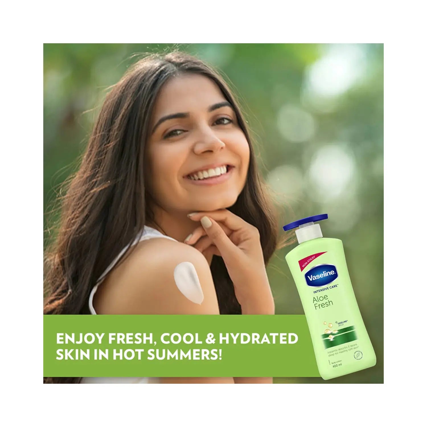 Vaseline Intensive Care Aloe Fresh Body Lotion 400ml - You GorgeousBody Lotion