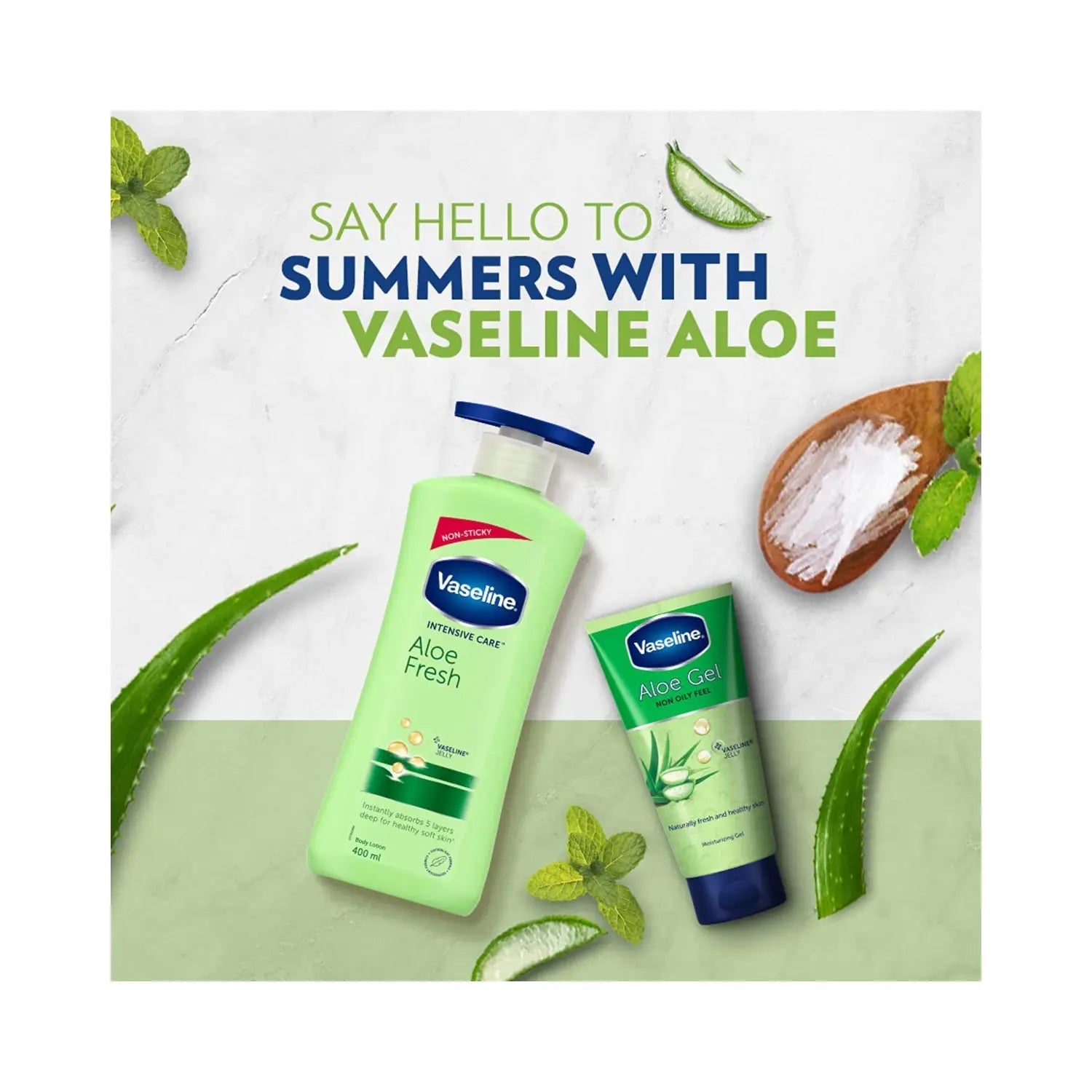 Vaseline Intensive Care Aloe Fresh Body Lotion 400ml - You GorgeousBody Lotion