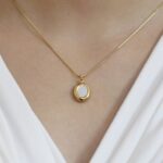 Golden Orb 2 in 1 18k Gold Plated Sphere Pendant Necklace