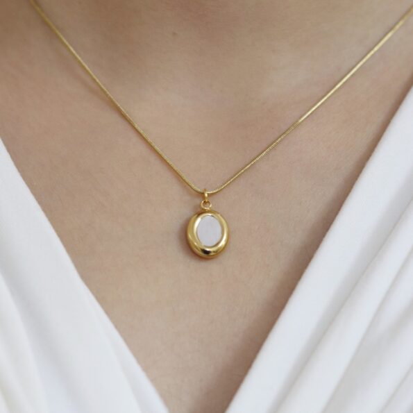 Golden Orb 2 in 1 18k Gold Plated Sphere Pendant Necklace