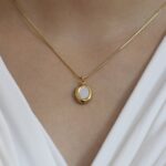 Golden Orb 2 in 1 18k Gold Plated Sphere Pendant Necklace