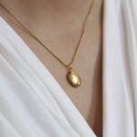 Golden Orb 2 in 1 18k Gold Plated Sphere Pendant Necklace
