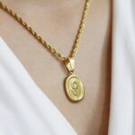 Sunburst Sunflower 18K Gold Plated Pendant