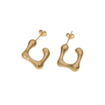 Modern Kinetic Hoop Earrings