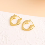 Modern Flow Heart Hoops
