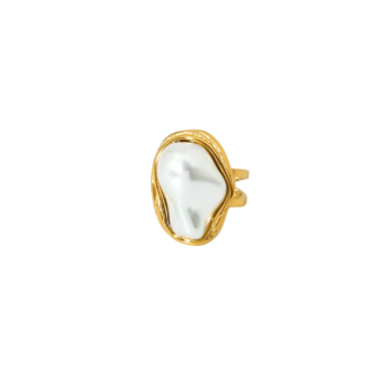 Baroque Pearl Statement Ring