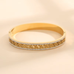 Greek Key Bangle Bracelet