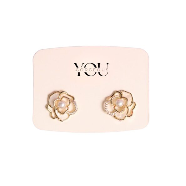 Blooming Pearl Flower Earrings