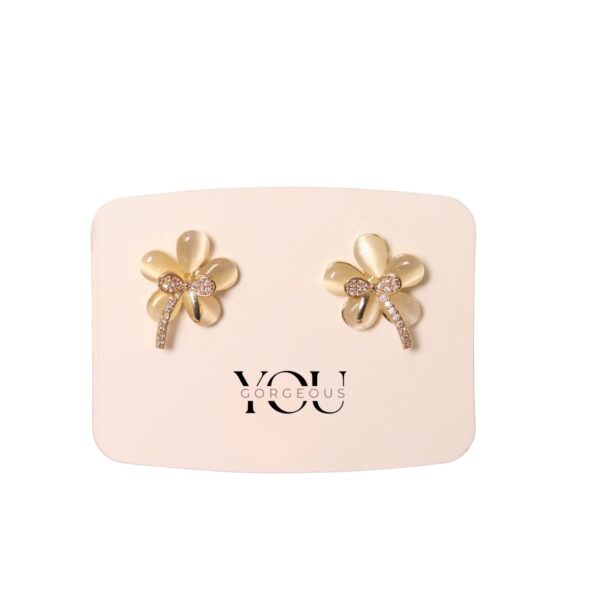 Lucky Clover Crystal Earrings