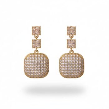 YouGorgeous™ 18K Gold Plated Anti-Tarnish Earing for Women - Crystal Drop Dangle Earrings