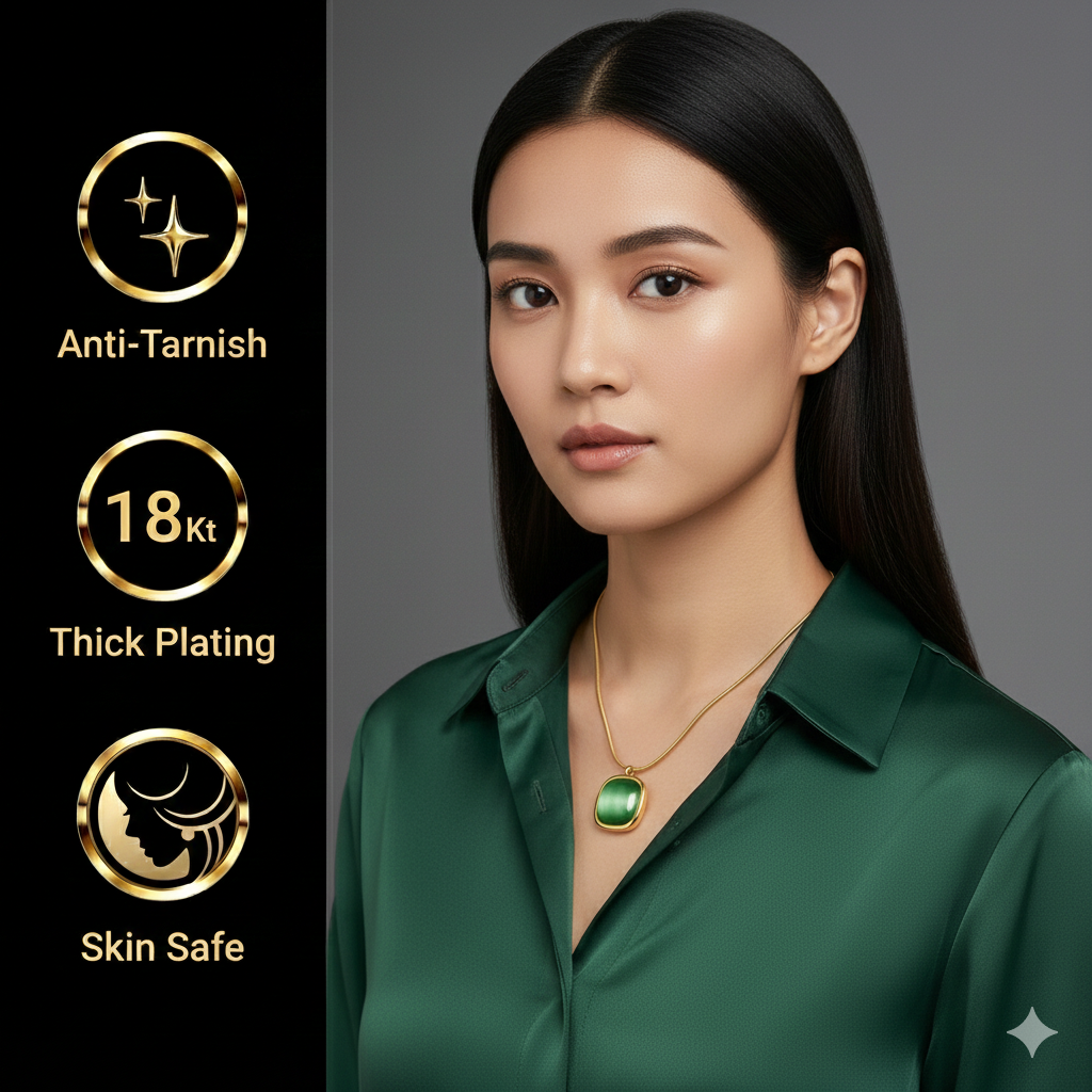 YG Model Green Necklace YG Model Green Necklace