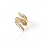 Gold Leaf Wrap Ring Adjustable Anti Tarnish Statement Ring for Women | Dainty Nature Inspired Jewelry | Birthday Gift for Her
