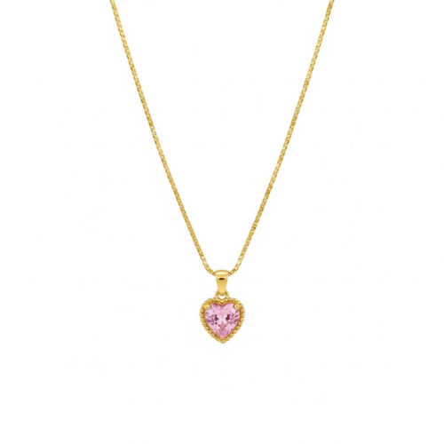 You Gorgeous Anti-Tarnish Pink Heart Necklace. Gold Plated Gemstone Pendant. Waterproof Stainless Steel. Perfect Valentine's or Anniversary Gift for Her. You Gorgeous Anti-Tarnish Pink Heart Necklace. Gold Plated Gemstone Pendant. Waterproof Stainless Steel. Perfect Valentine's or Anniversary Gift for Her.