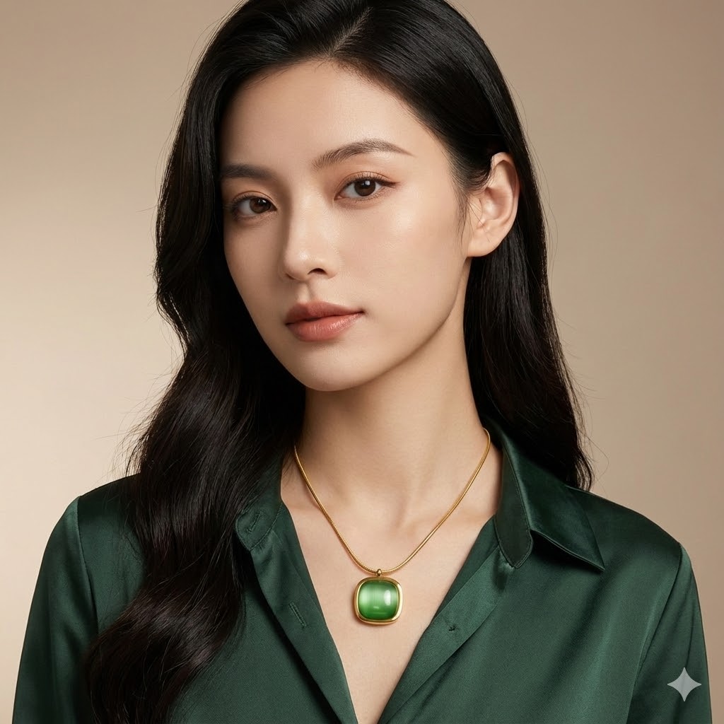 YG Model 1 Green Necklace