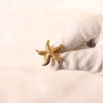 You Gorgeous Anti-Tarnish Starfish Ring. Gold Plated Waterproof Ocean Jewelry. Perfect Summer, Beach, and Daily Wear Gift for Her.