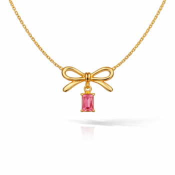yougorgeous-pink-zirconia-bow-pendant-necklace-gold