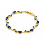 yougorgeous.in/products/royal-blue-crystal-vine-bracelet-gold-plated-anti-tarnish