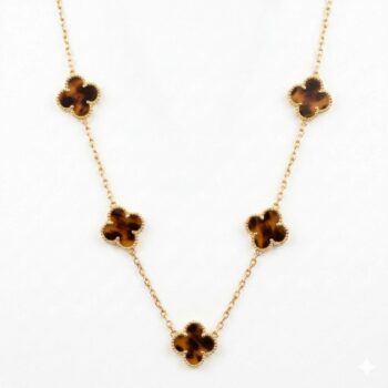 yougorgeous.in/products/tortoiseshell-clover-station-necklace-gold-plated-anti-tarnish