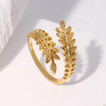 yougorgeous-gold-fern-leaf-bypass-adjustable-ring