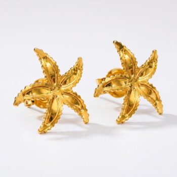 YouGorgeous™ 18K Gold Plated Golden Starfish Stud Earring