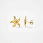 YouGorgeous™ 18K Gold Plated Golden Starfish Stud Earring