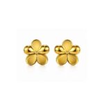 18K Gold Plated Flower Earrings