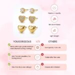 18K Gold Plated Earring Set