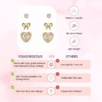 YouGorgeous™ 18K Gold Plated Coquette Charm Stud Set
