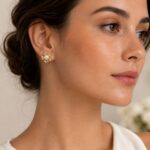 18K Gold Plated Pearl Earrings