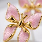 18K Gold Plated Butterfly Earrings