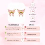 18K Gold Plated Butterfly Earrings