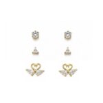Ethereal Swan Stack – 18K Gold Plated Anti-Tarnish