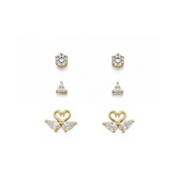 Ethereal Swan Stack – 18K Gold Plated Anti-Tarnish