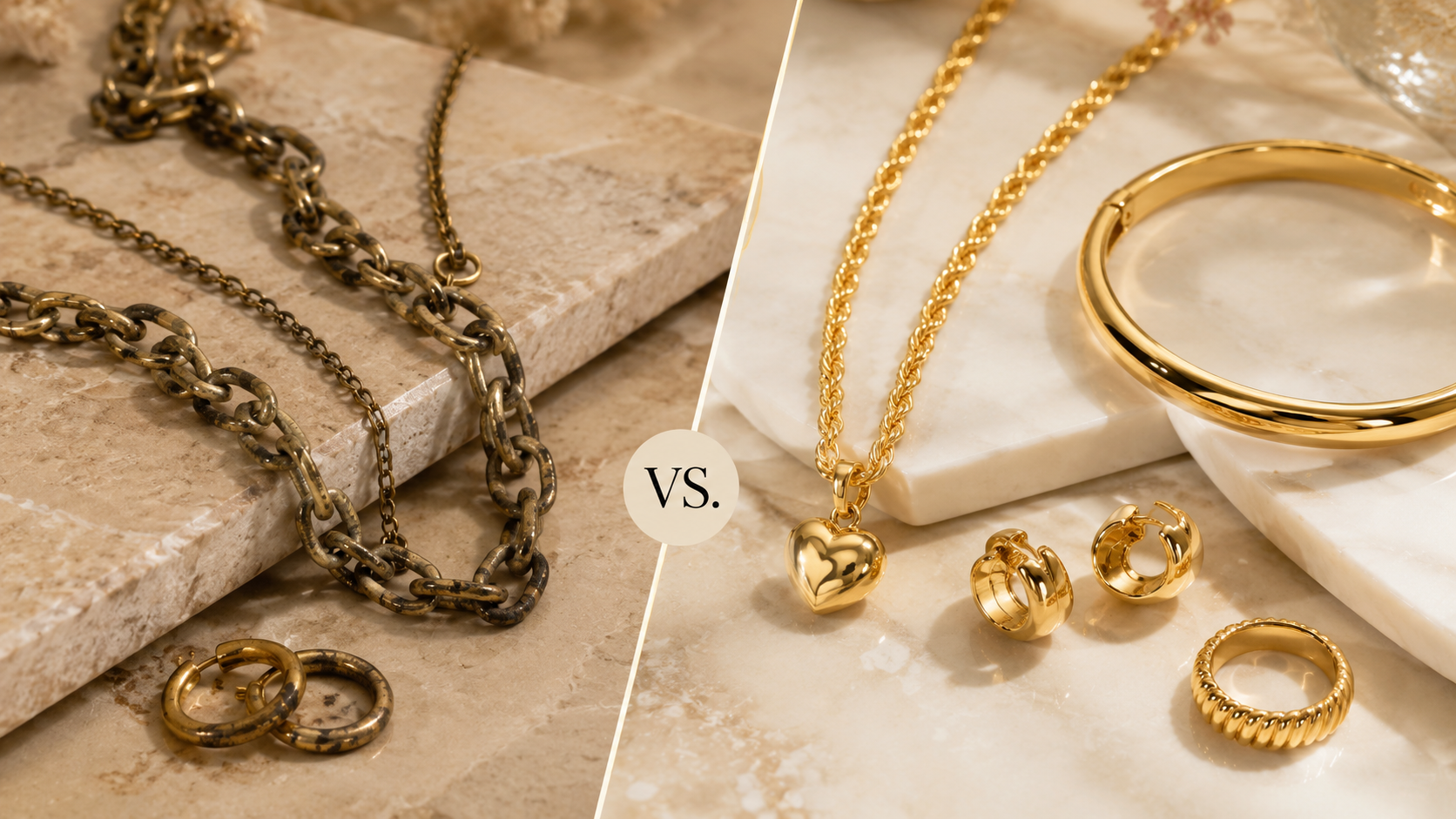 gold plated jewellery