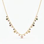 Waterproof Anti-Tarnish Jewelry | Rainbow Stardust Necklace